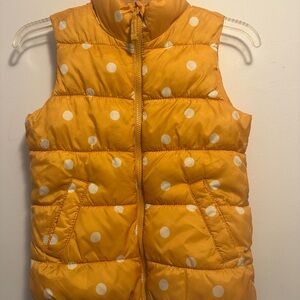 Old Navy Orange Polka Dot Kids Vest